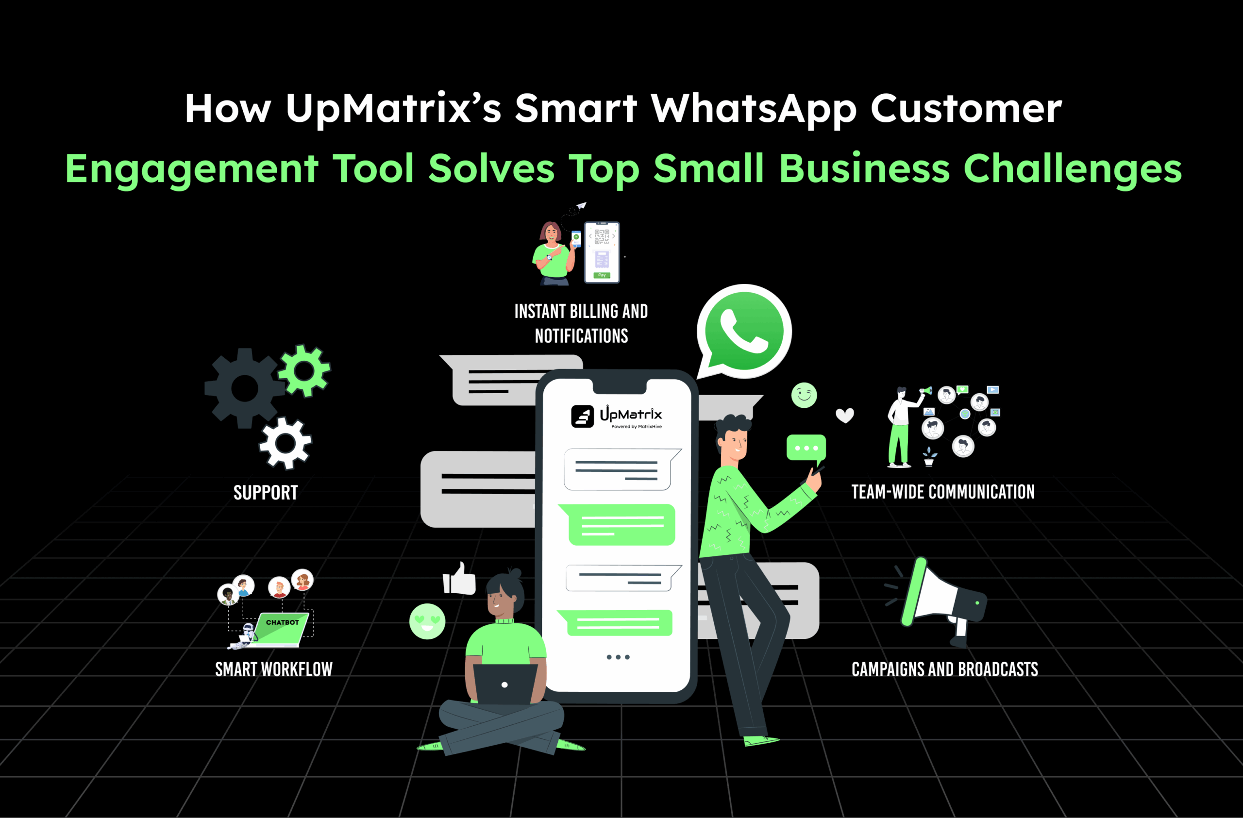 How UpMatrix’s Smart WhatsApp Customer Engagement Tool Solves Top Small Business Challenges